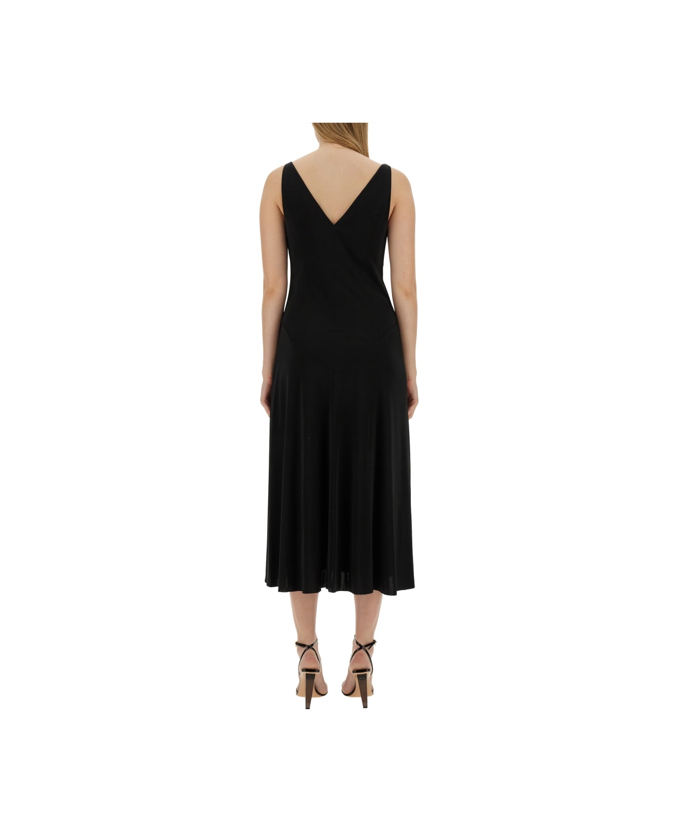 Lanvin Midi Dress - BLACK ワンピース＆ドレス