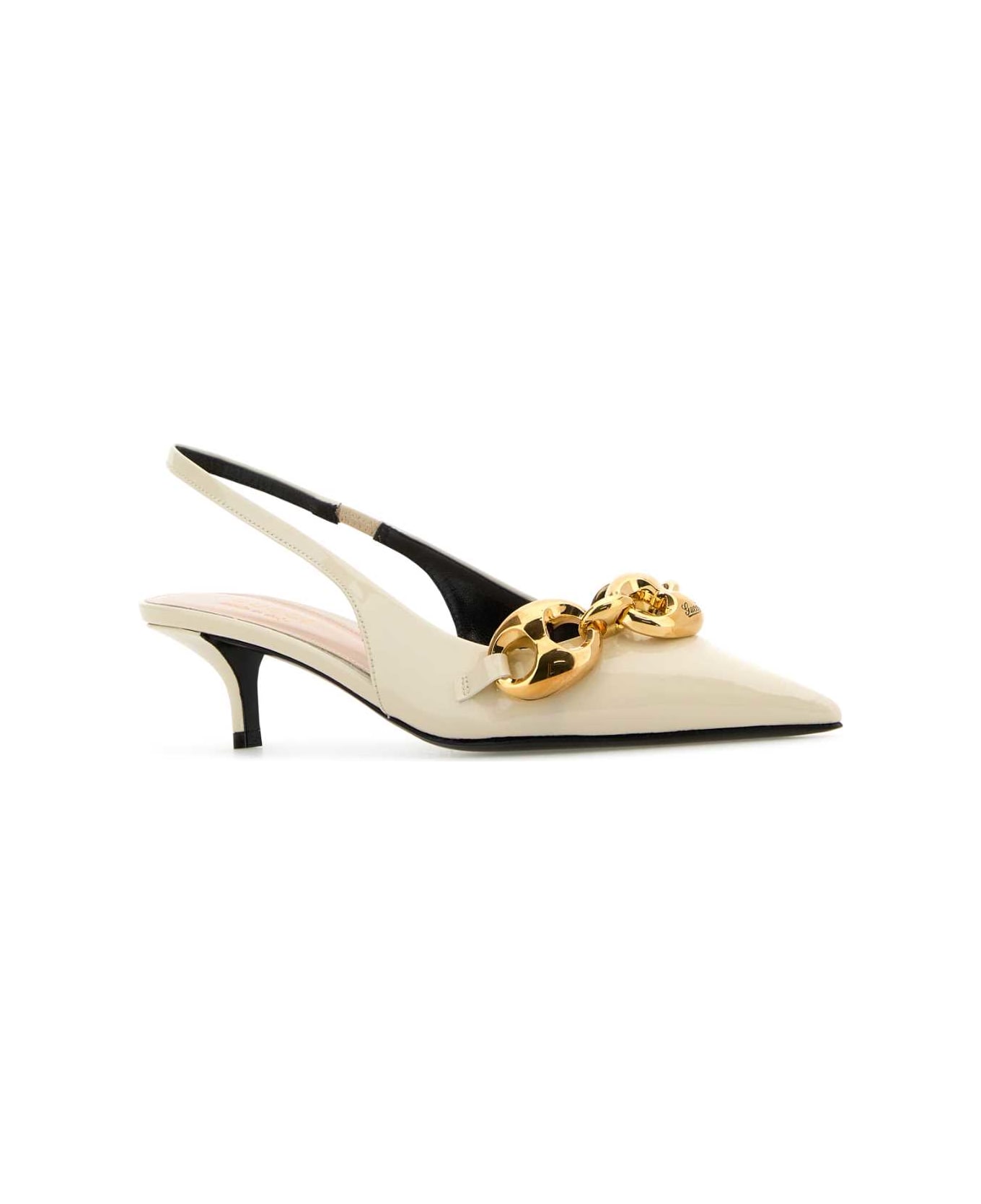 Gucci Ivory Leather Pumps - NEWIVOIRENEWIVOIR