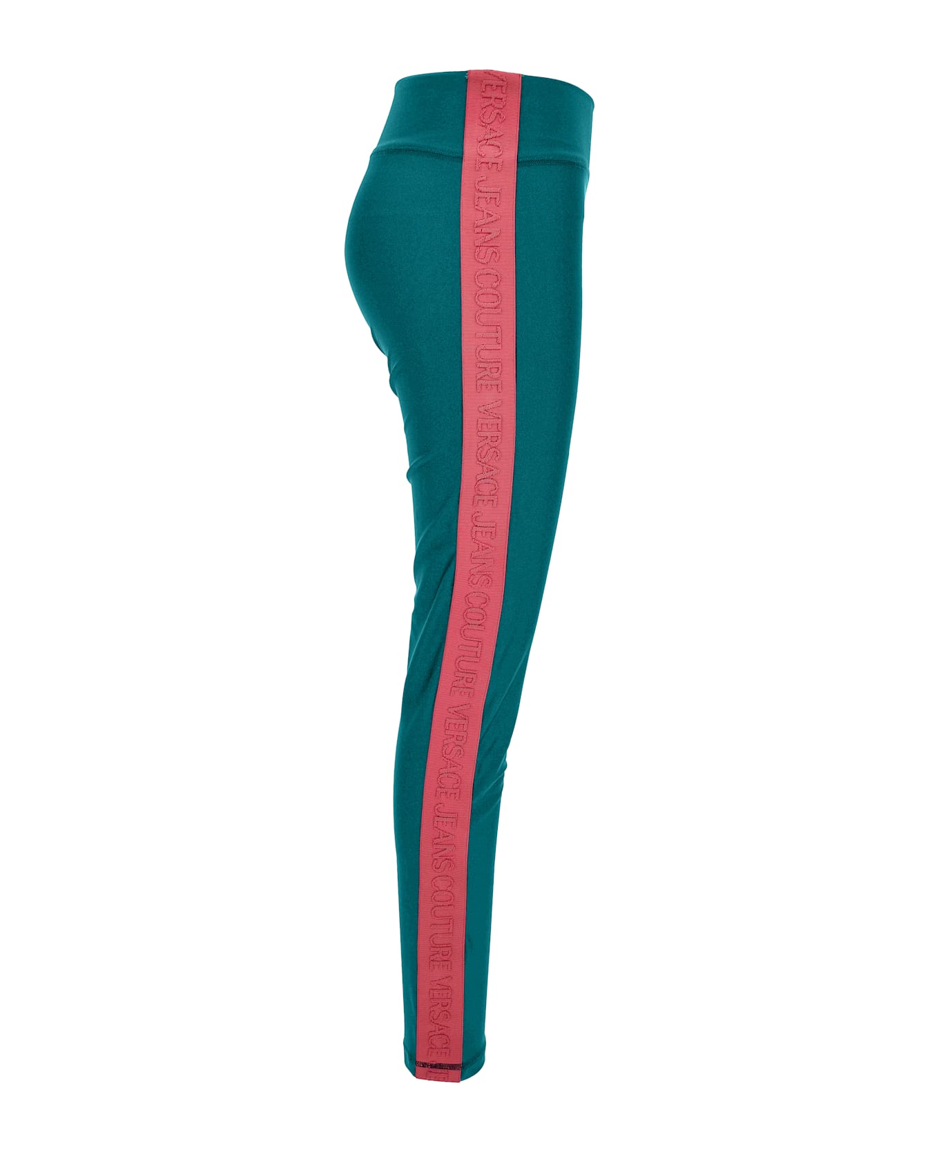 Versace Jeans Couture Emerald Green Leggings - Blue
