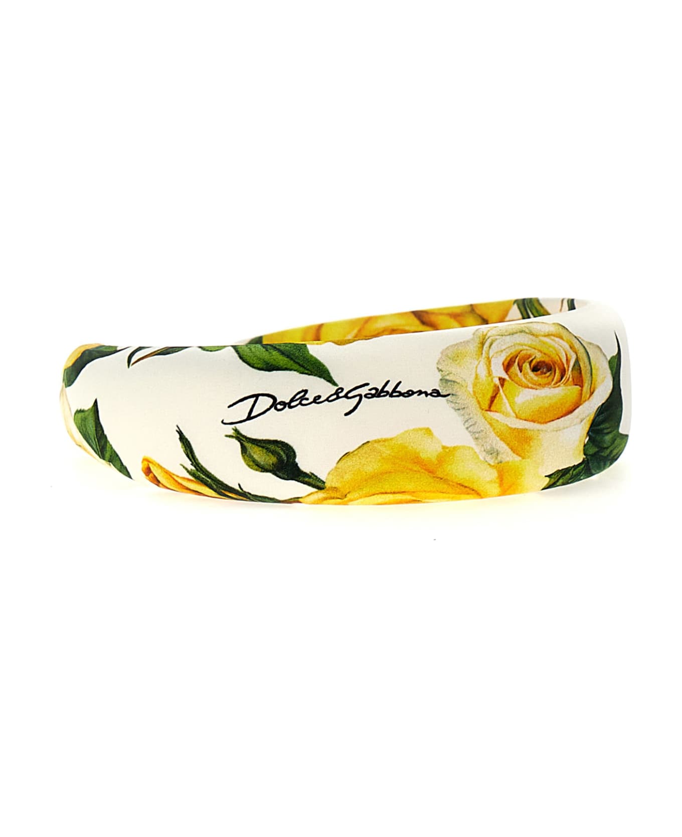 Dolce biker & Gabbana 'rose Gialle' Headband - Multicolor