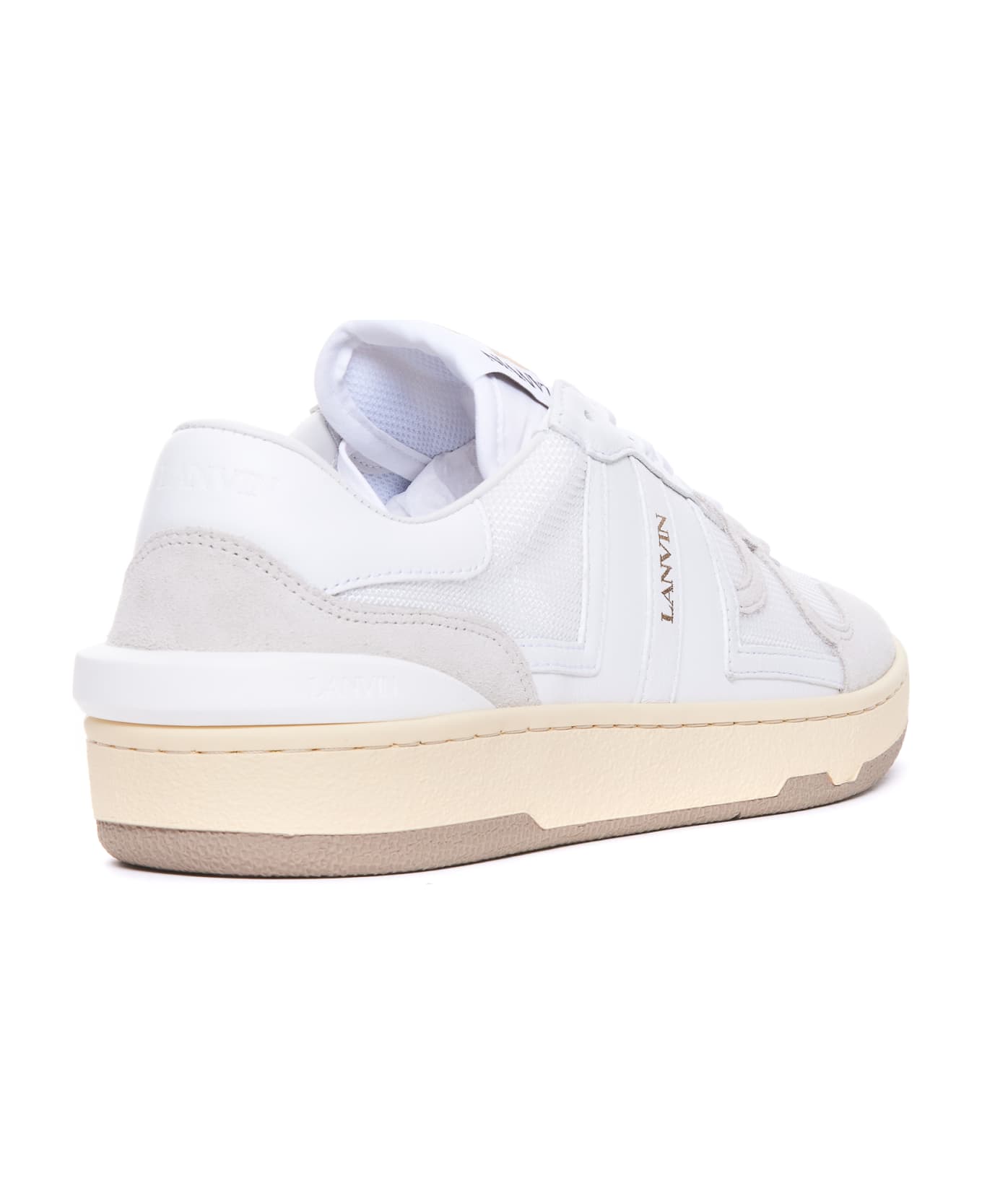 Lanvin Clay Low Top Sneakers - White スニーカー