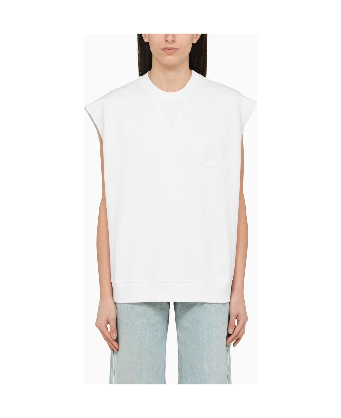Stella McCartney T-shirt With Logo - WHITE