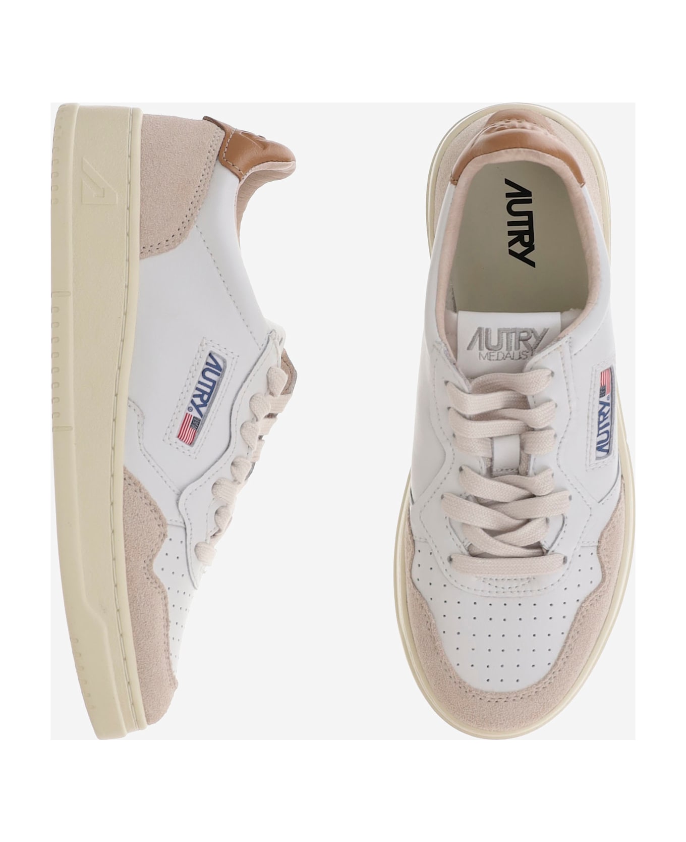 Autry Medalist Low Sneaker - Red