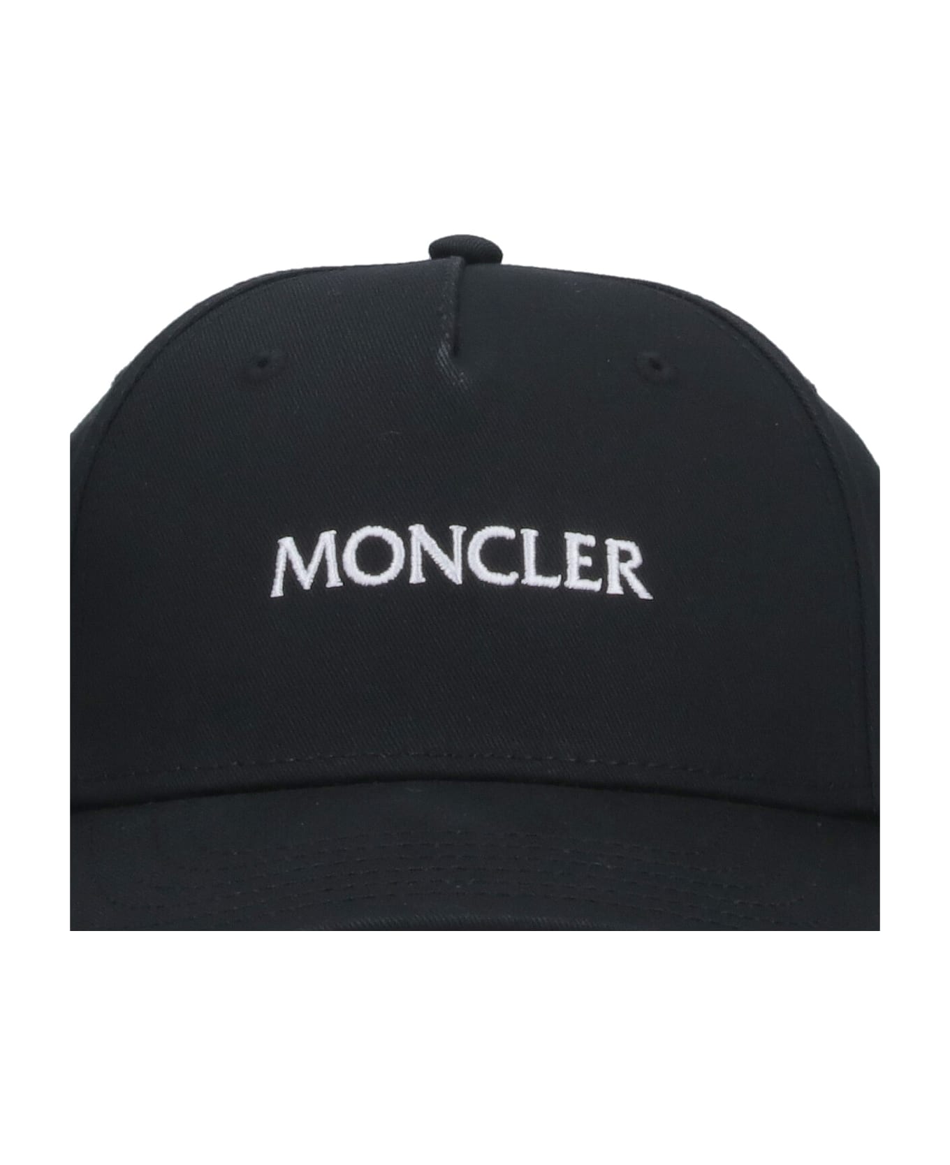 Moncler Logo Baseball Cap - Black  