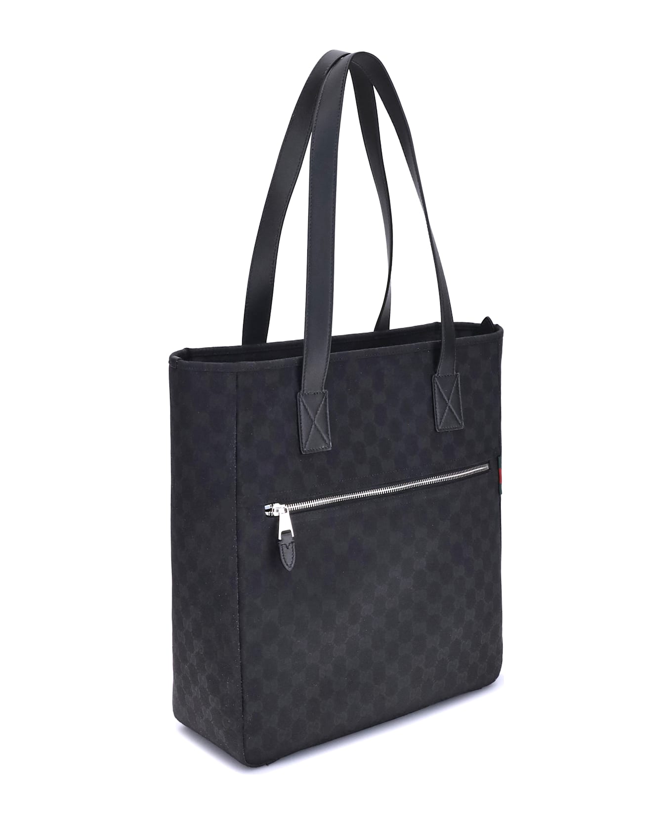 Gucci Gg Fabric Tote Bag - Black