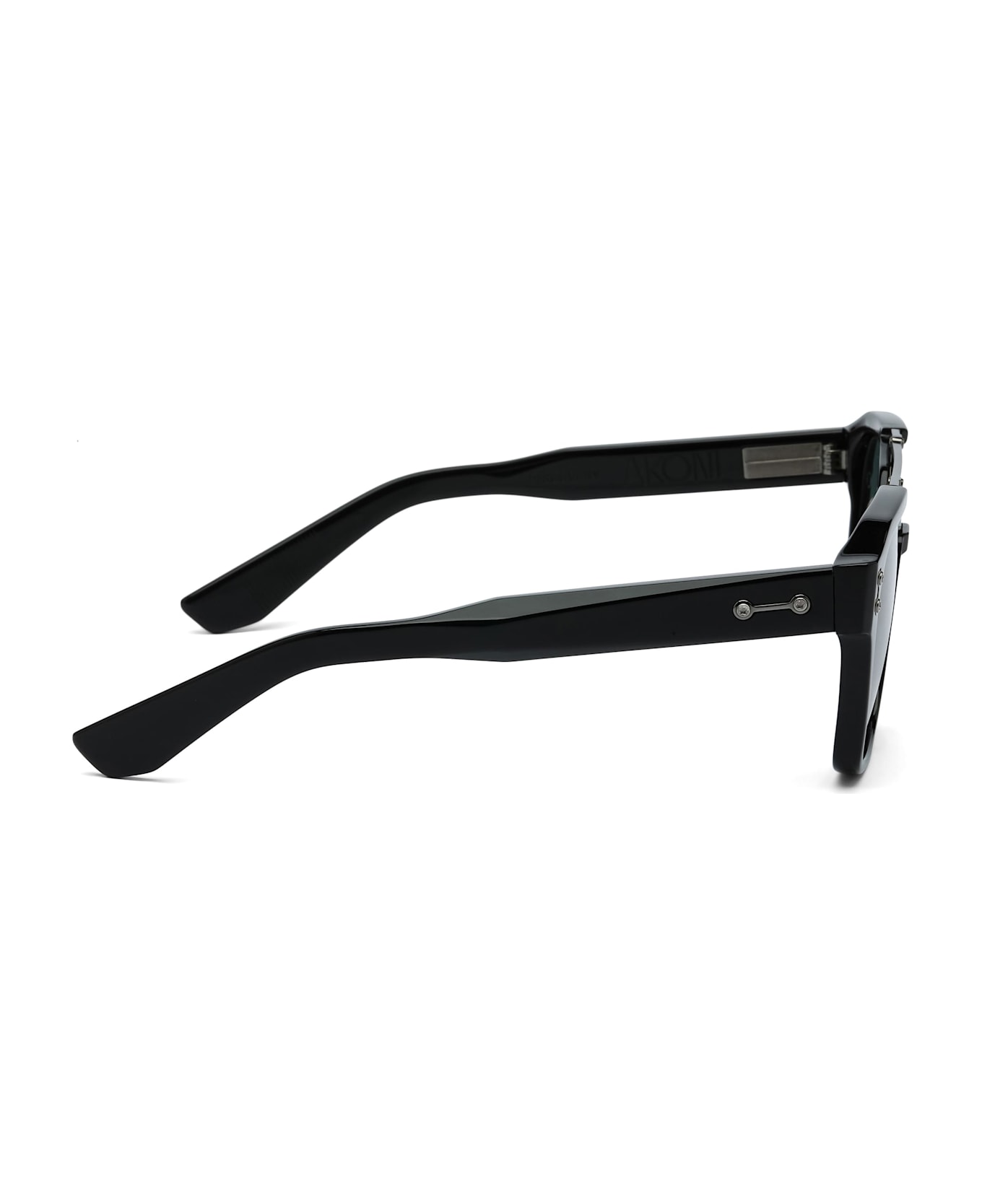 Akoni Discovery - Black / Black Rhodium Sunglasses - Black