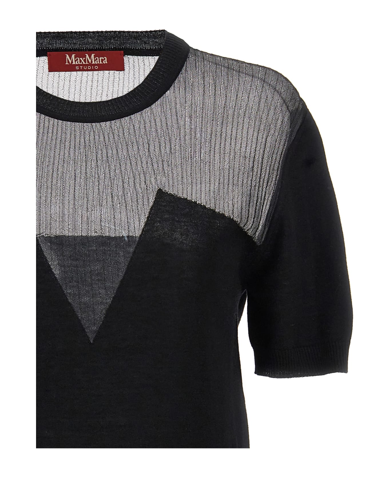 Max Mara Studio 'pina' Sweater - Black  