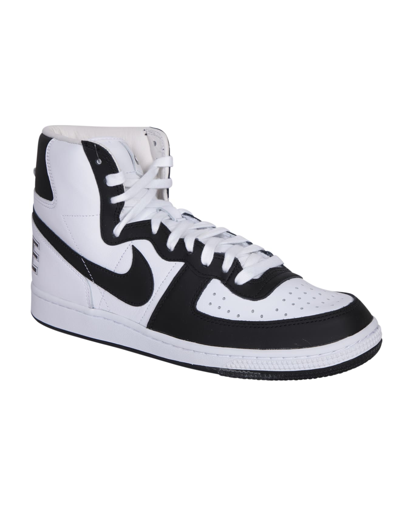 Comme Des Garçons Homme Plus Sneakers High-top Nike Terminator White/black - Black