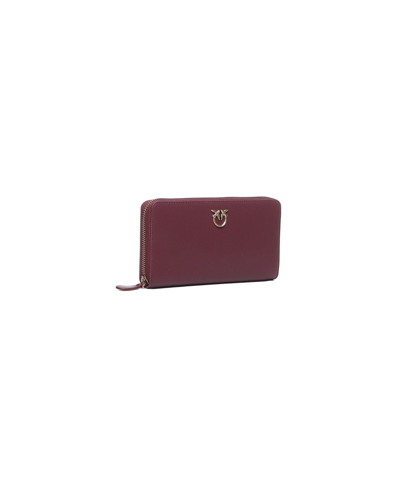Pinko Ryder Leather Wallet - RIBES INTENSO  ANTIQUE GOLD クラッチバッグ