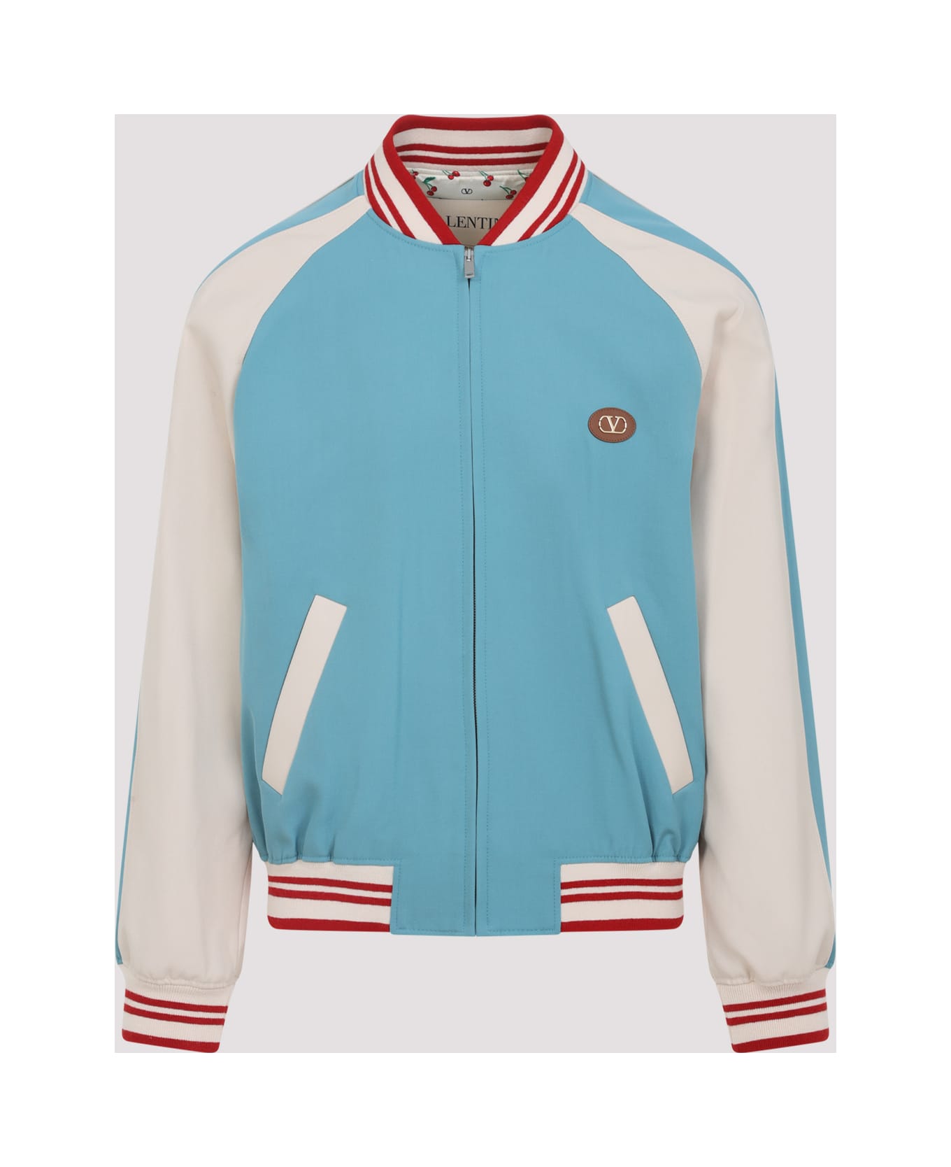 Valentino Viscose Jacket - Dya Blu Lake Burro