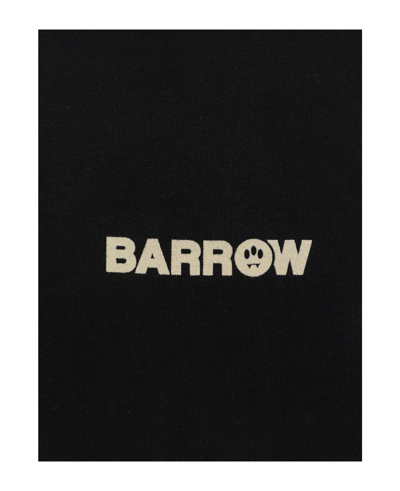 Barrow Hooded Cotton Sweatshirt - BLACK