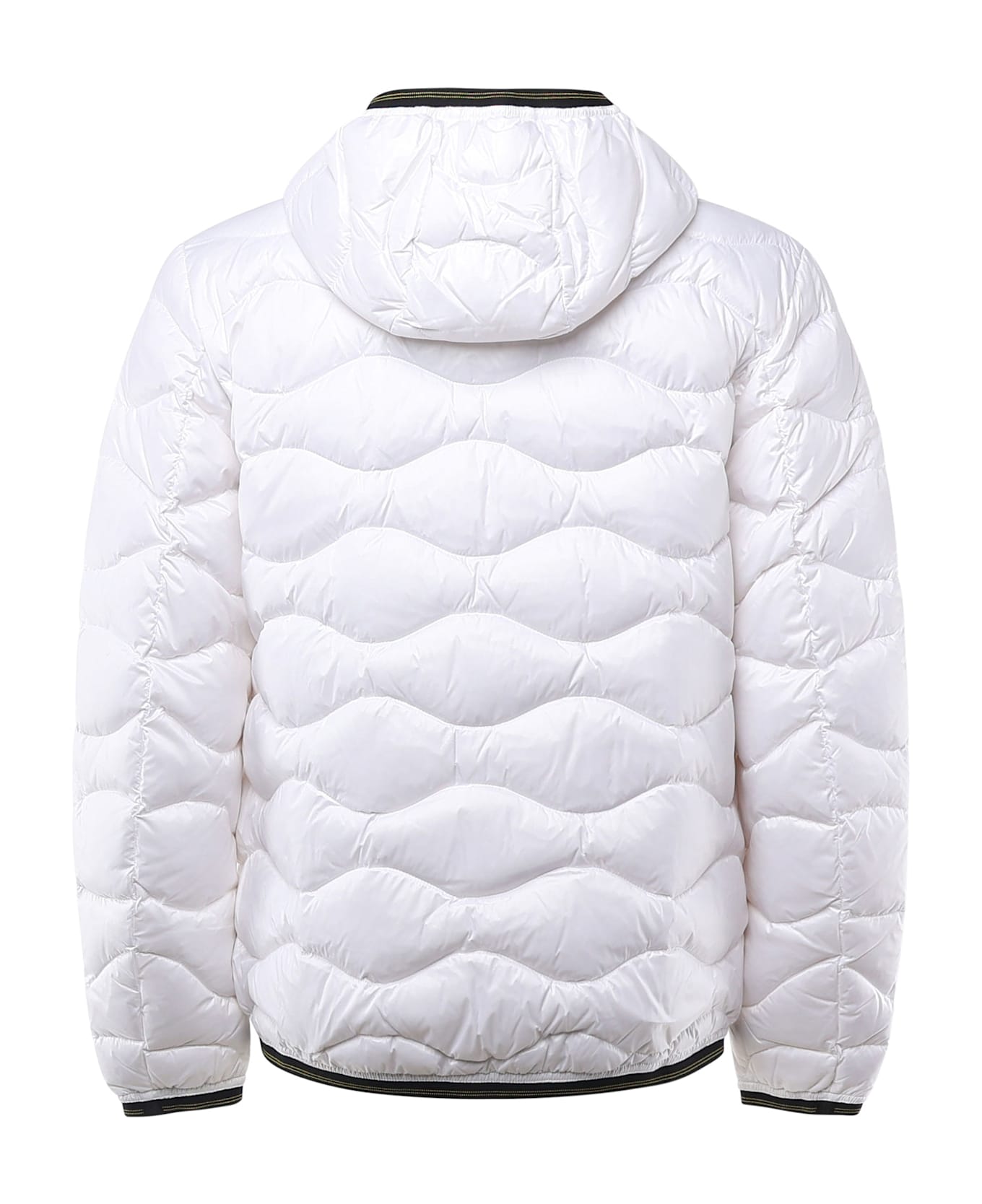 Blauer Wave Quilted Down Jacket - White