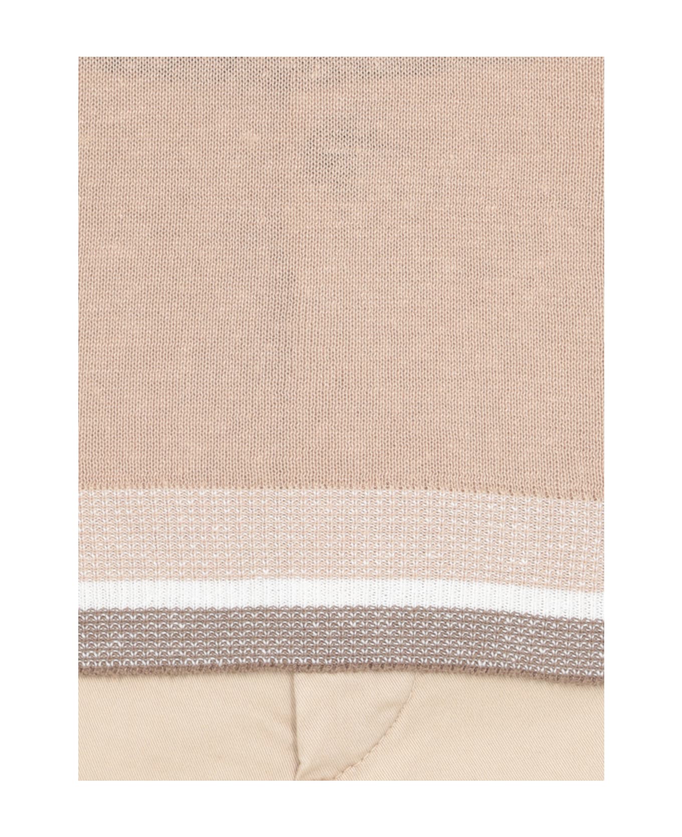 Peserico Linen And Cotton T-shirt - Beige