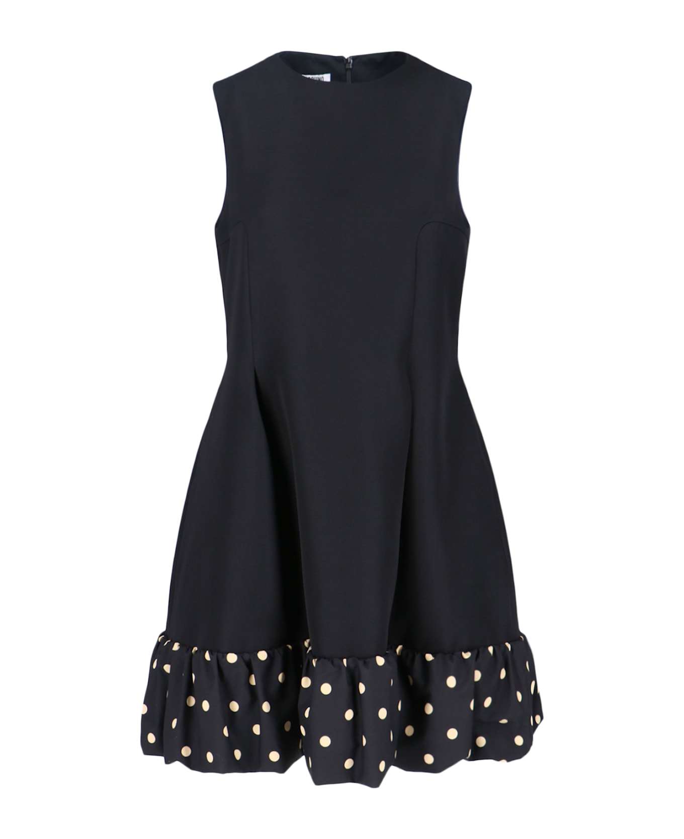 Moschino Polka Dot Midi Dress - Black  
