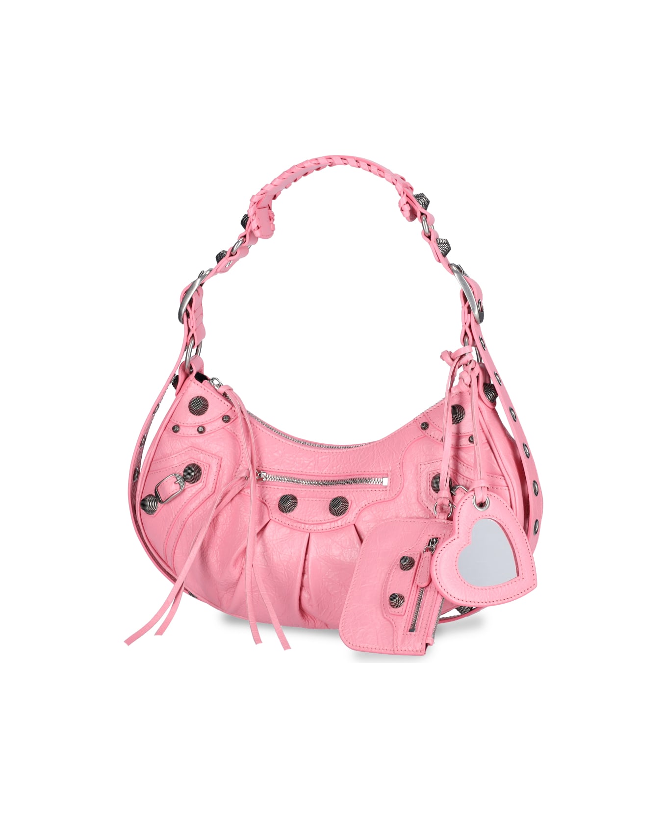 Balenciaga Le Cagole Leather Cross-body Bag - Pink