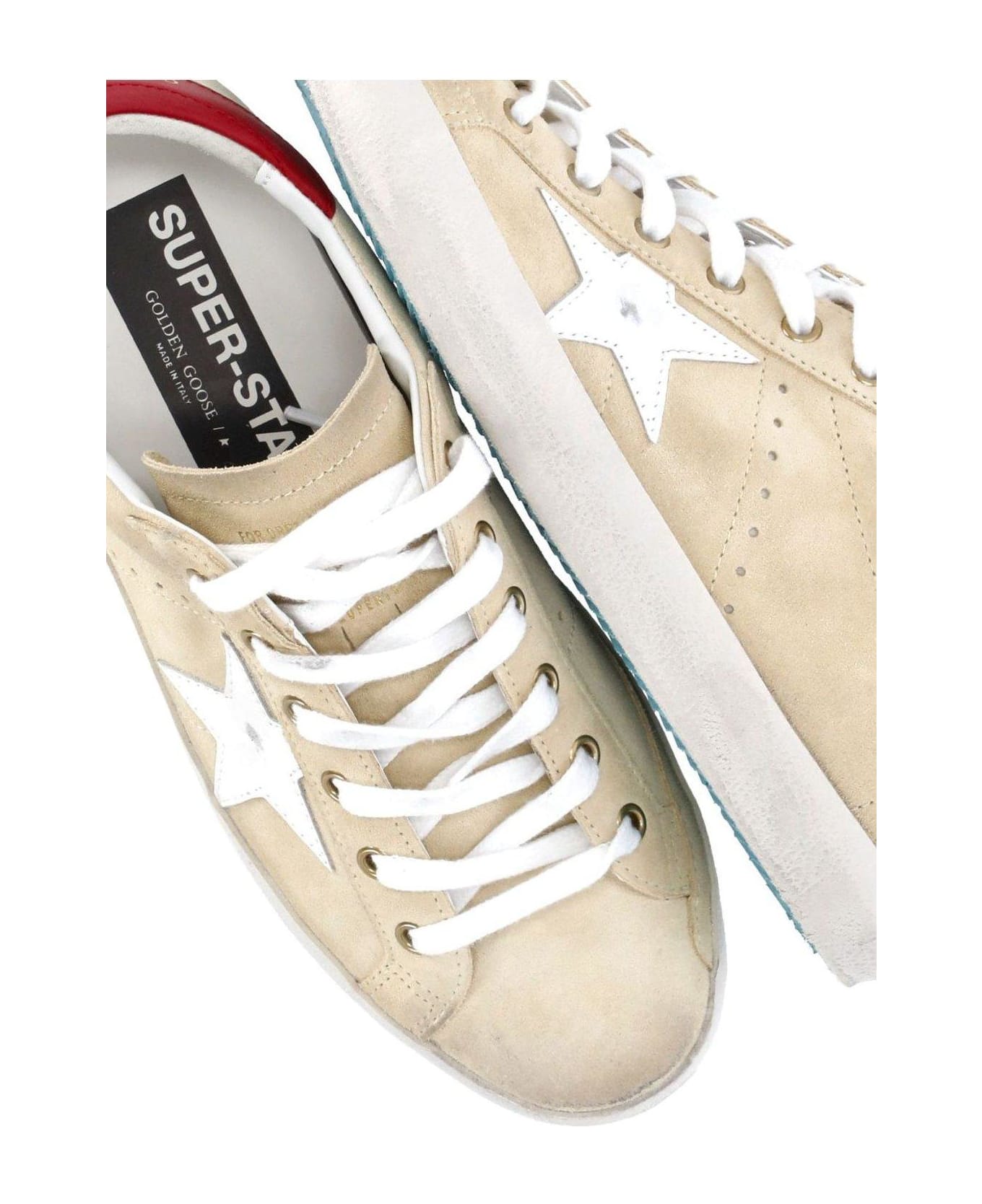 Golden Goose Super Star Lace-up Sneakers - Sand
