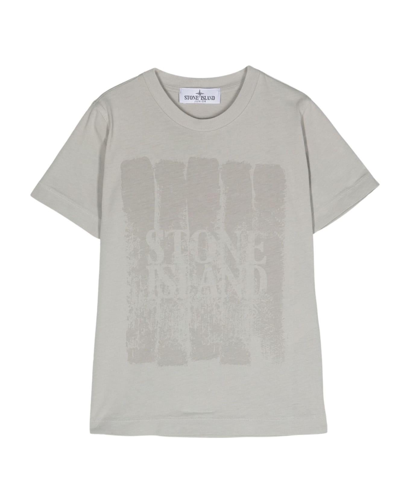 Stone Island Junior T Shirt - Pearl Grey Tシャツ＆ポロシャツ
