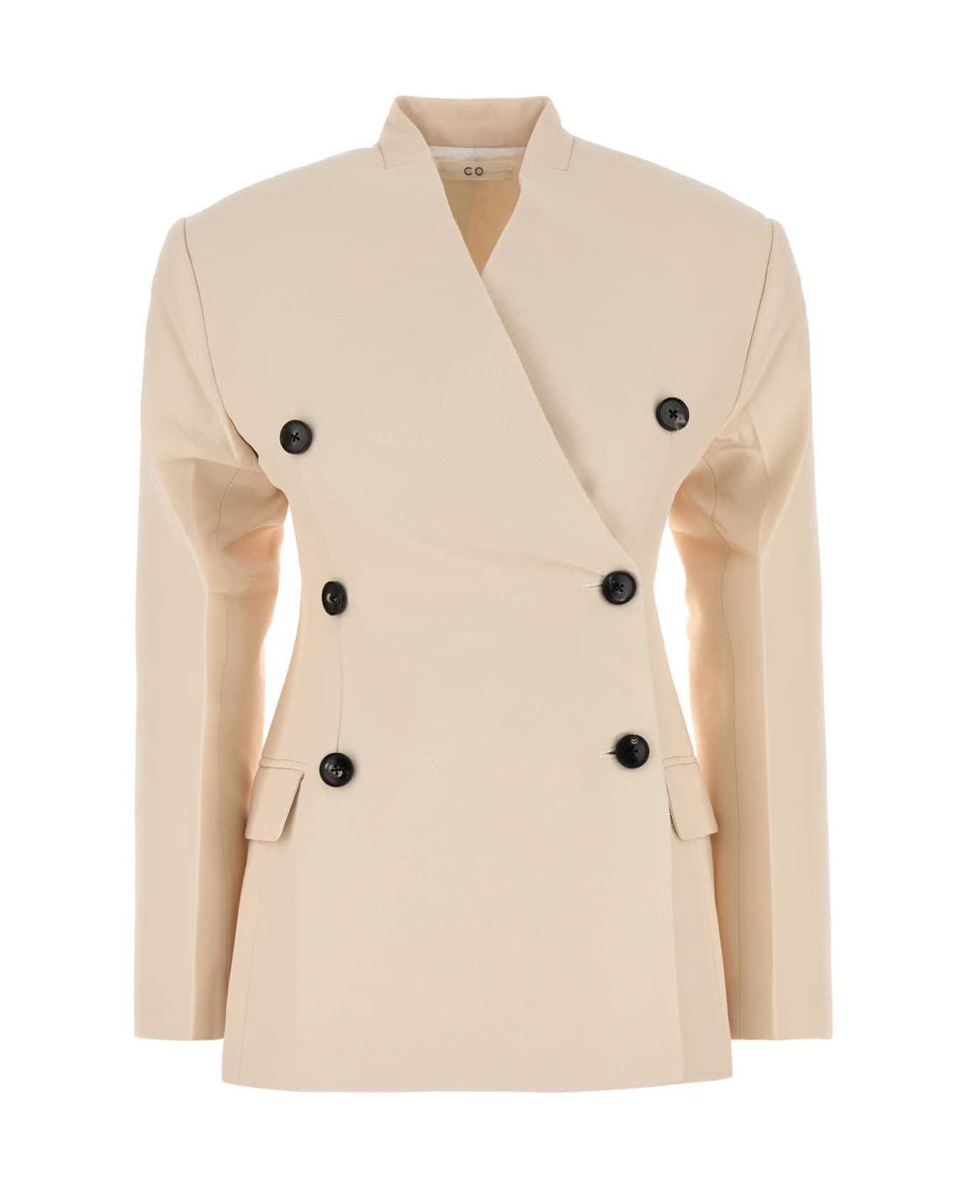 Co Light Pink Viscose Blend Blazer - PINK
