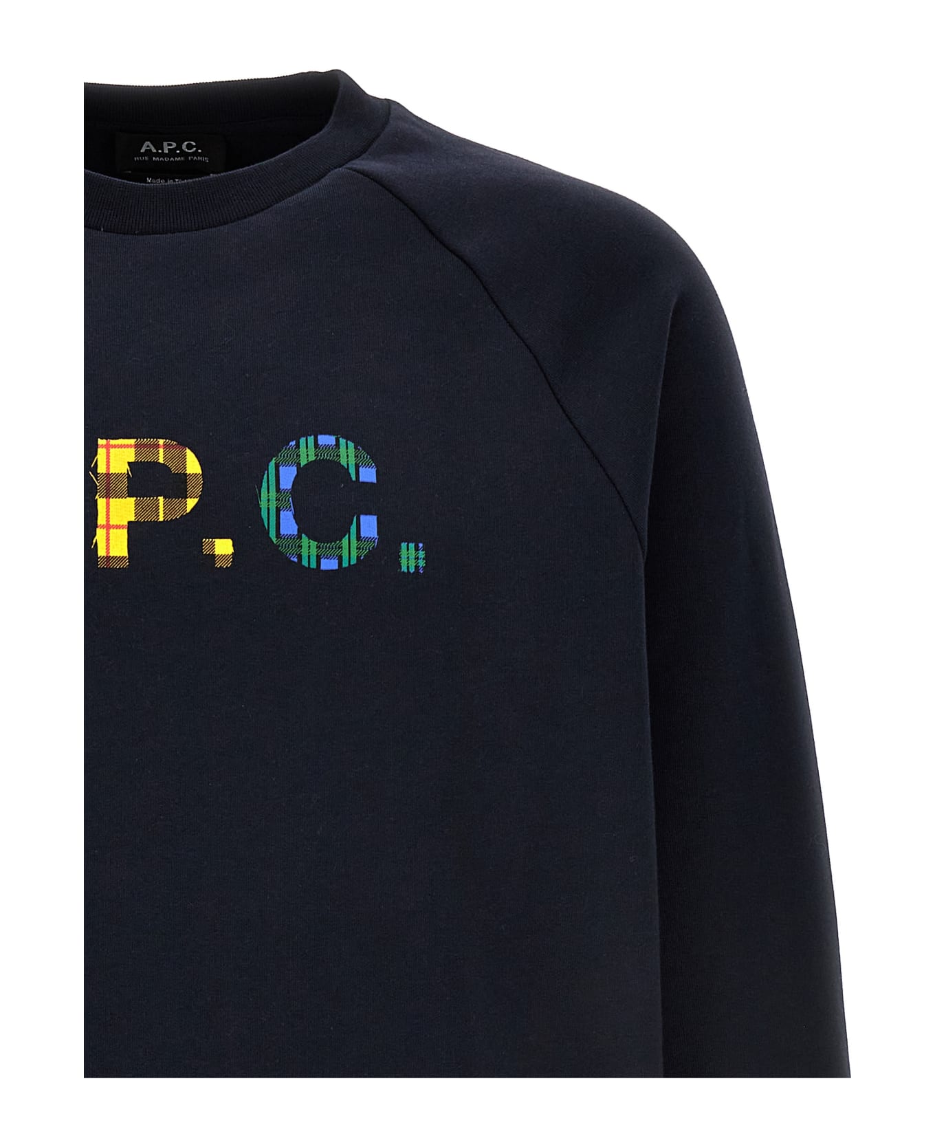 A.P.C. Logo Sweatshirt - Iak Dark Navy