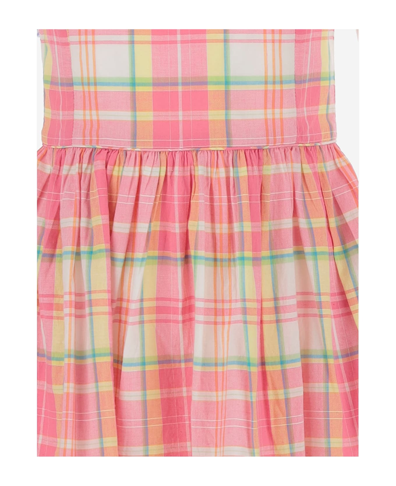 Polo Ralph Lauren Cotton Dress With Check Pattern - Red