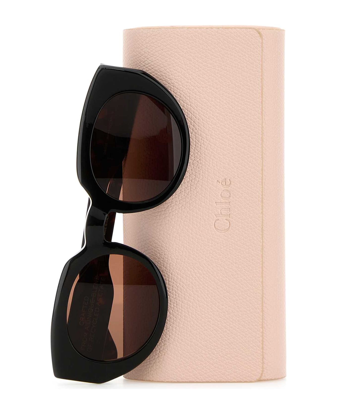 Chloé Dark Brown Acetate Gayia Sunglasses - HAVANA-HAVANA-BROWN