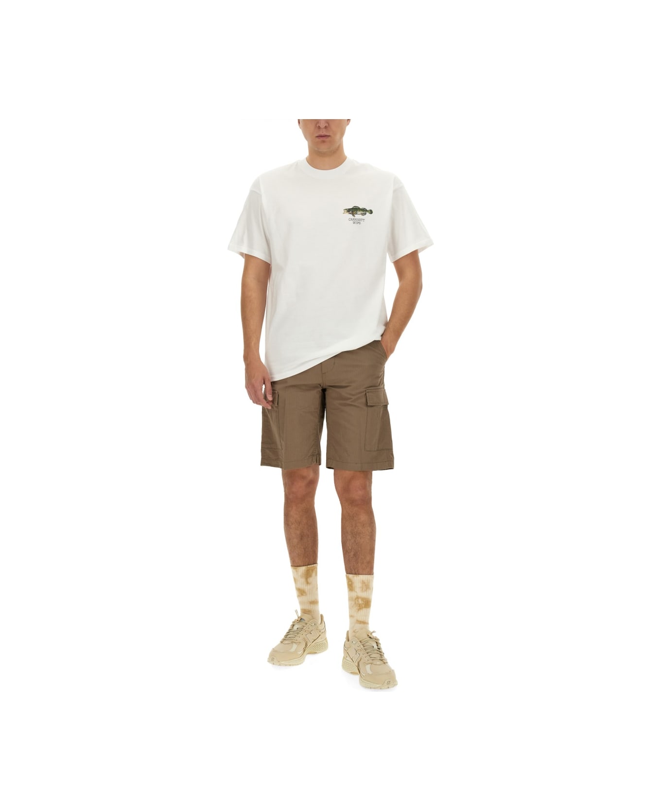 Carhartt Cotton Bermuda Shorts - Branch rinsed