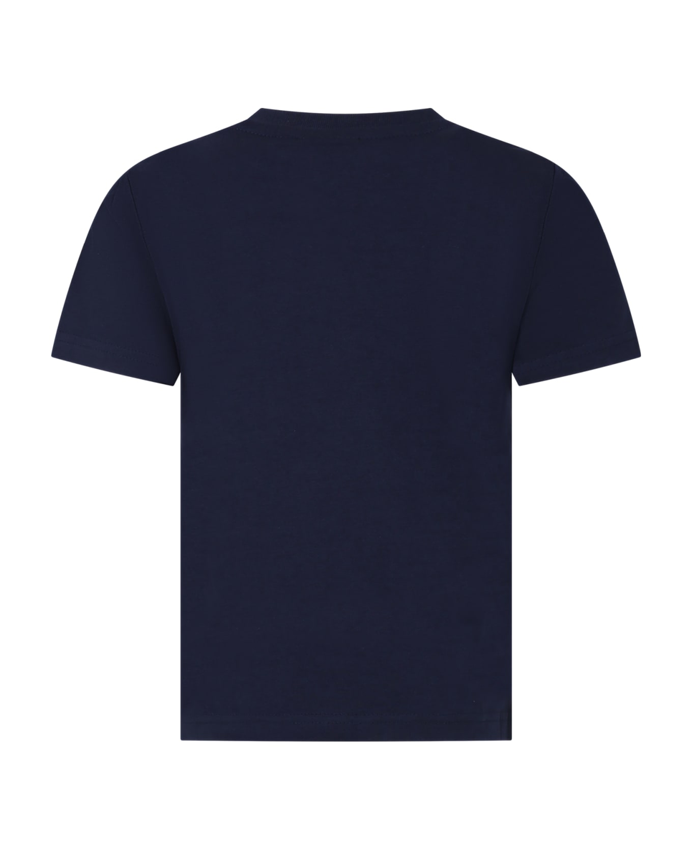 Hugo Boss Blue T-shirt For Boy With Logo - Blu