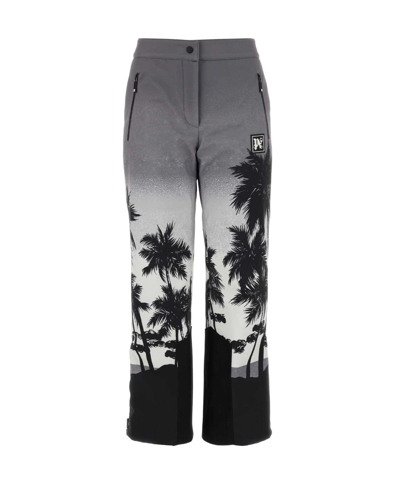 Palm Angels Printed Ski Pant - LIGHTGREYWHITE