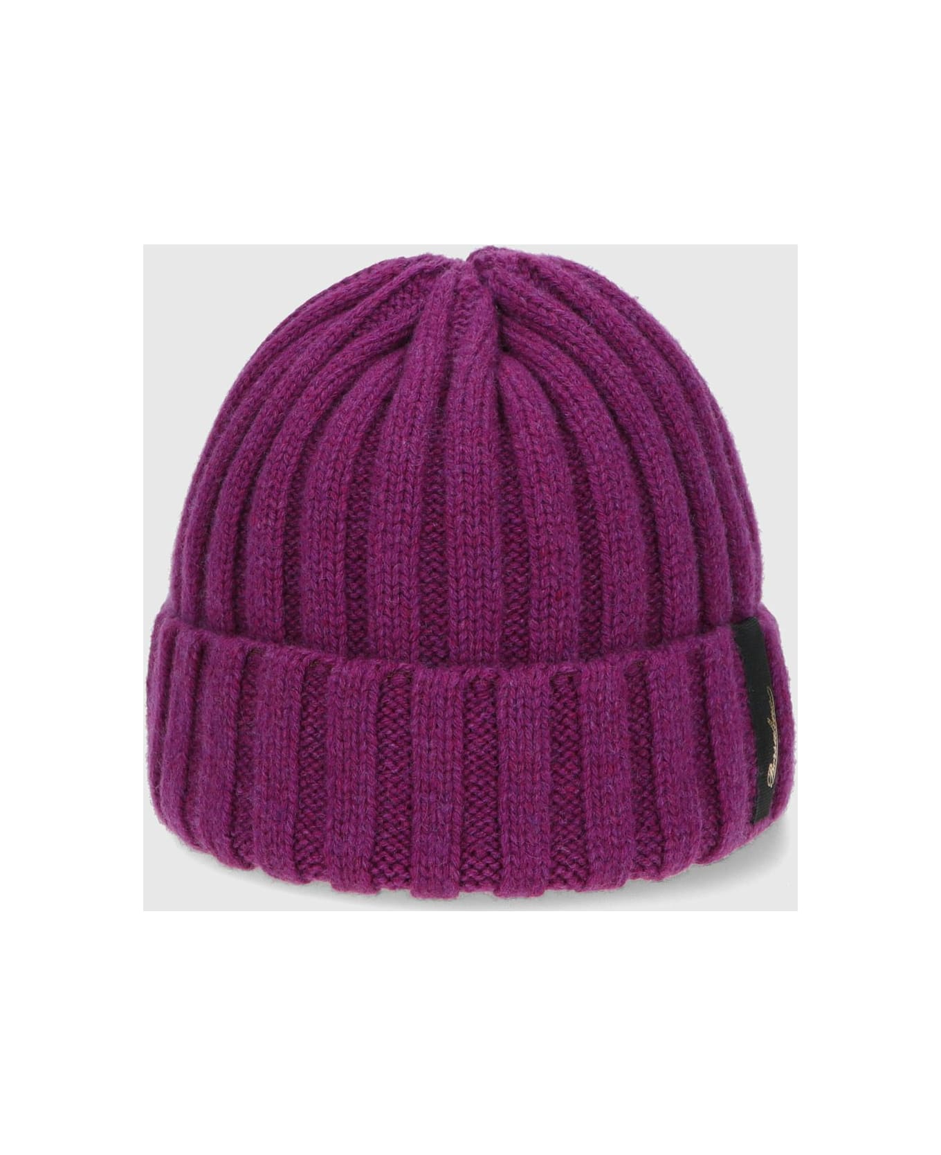 Borsalino Hill Beanie Cashmere - EGGPLANT PURPLE