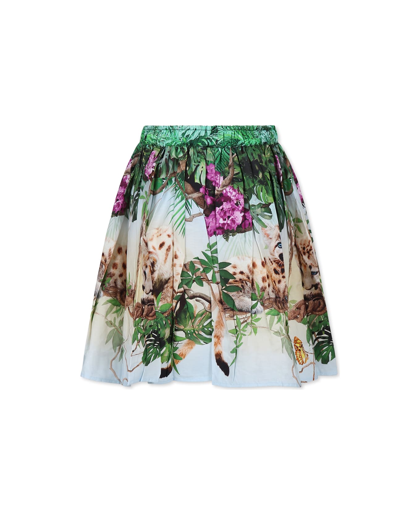 Molo Multicolor Skirt For Girl With Puma - Multicolor
