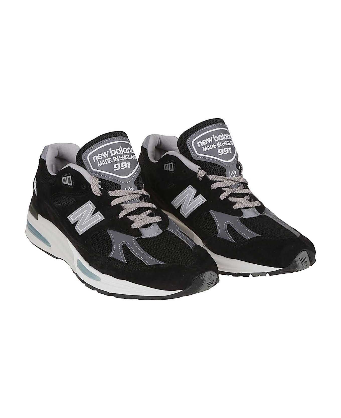 New Balance 991v2 Sneakers - Black/smoked Pearl/silver