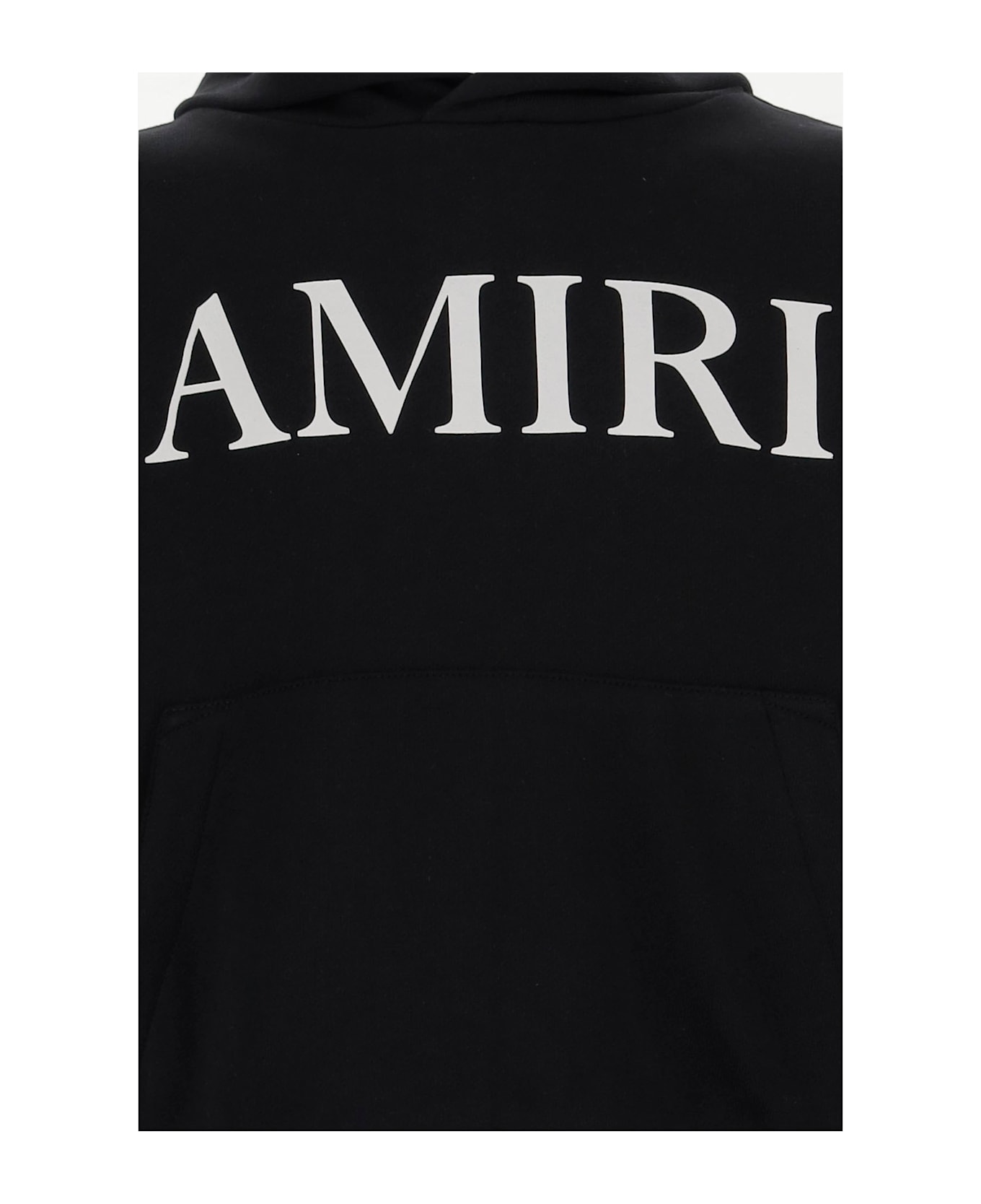 AMIRI Cotton Sweatshirt With Logo - Black