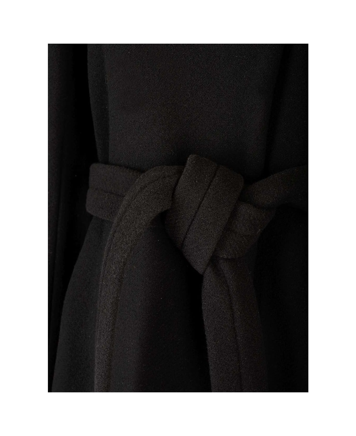 Chloé Wrap Coat - Black コート