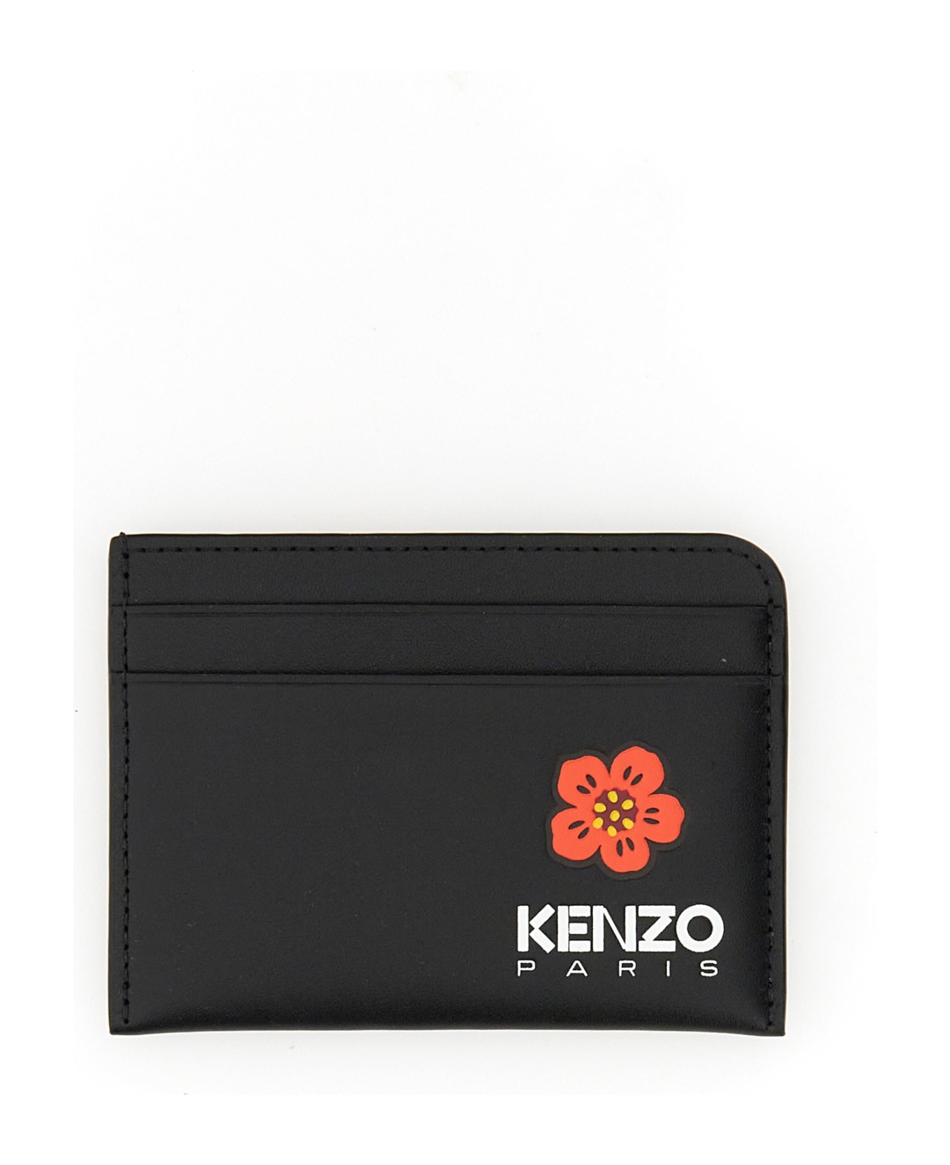Kenzo Boke Flower Card Holder - black 財布