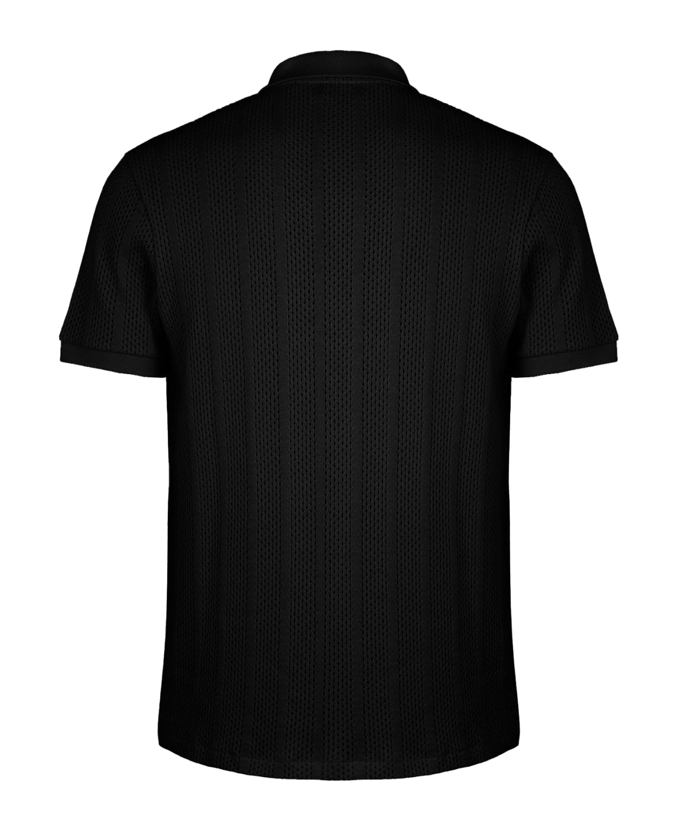 Les Hommes Polo Shirt - BLACK