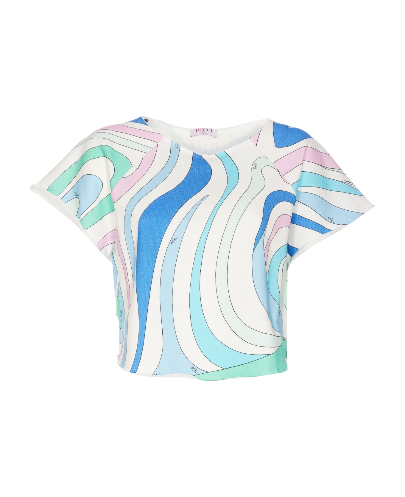 Pucci Marmo Print T-shirt - MultiColour Tシャツ