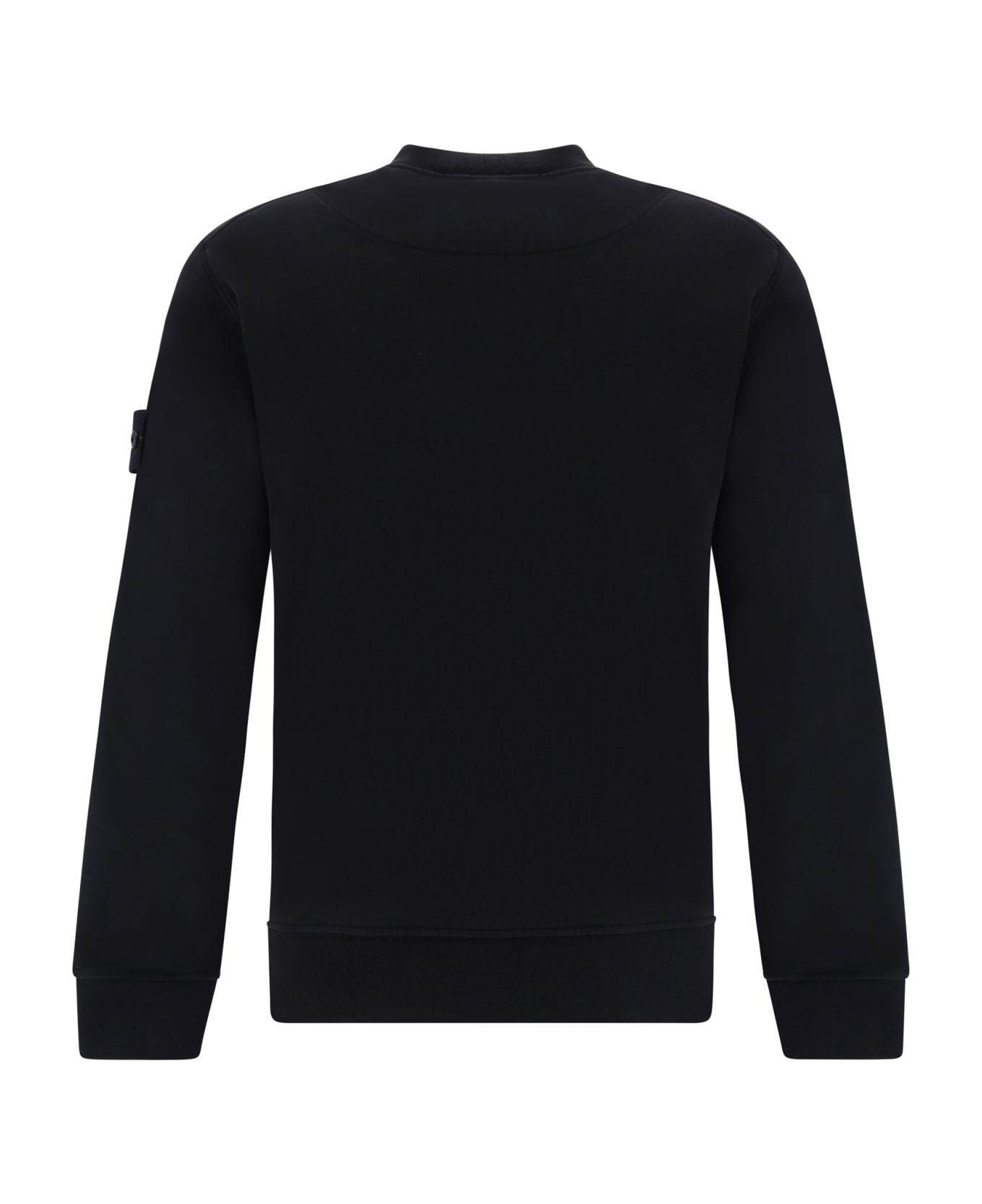 Stone Island Cotton Crew-neck Sweatshirt - black フリース