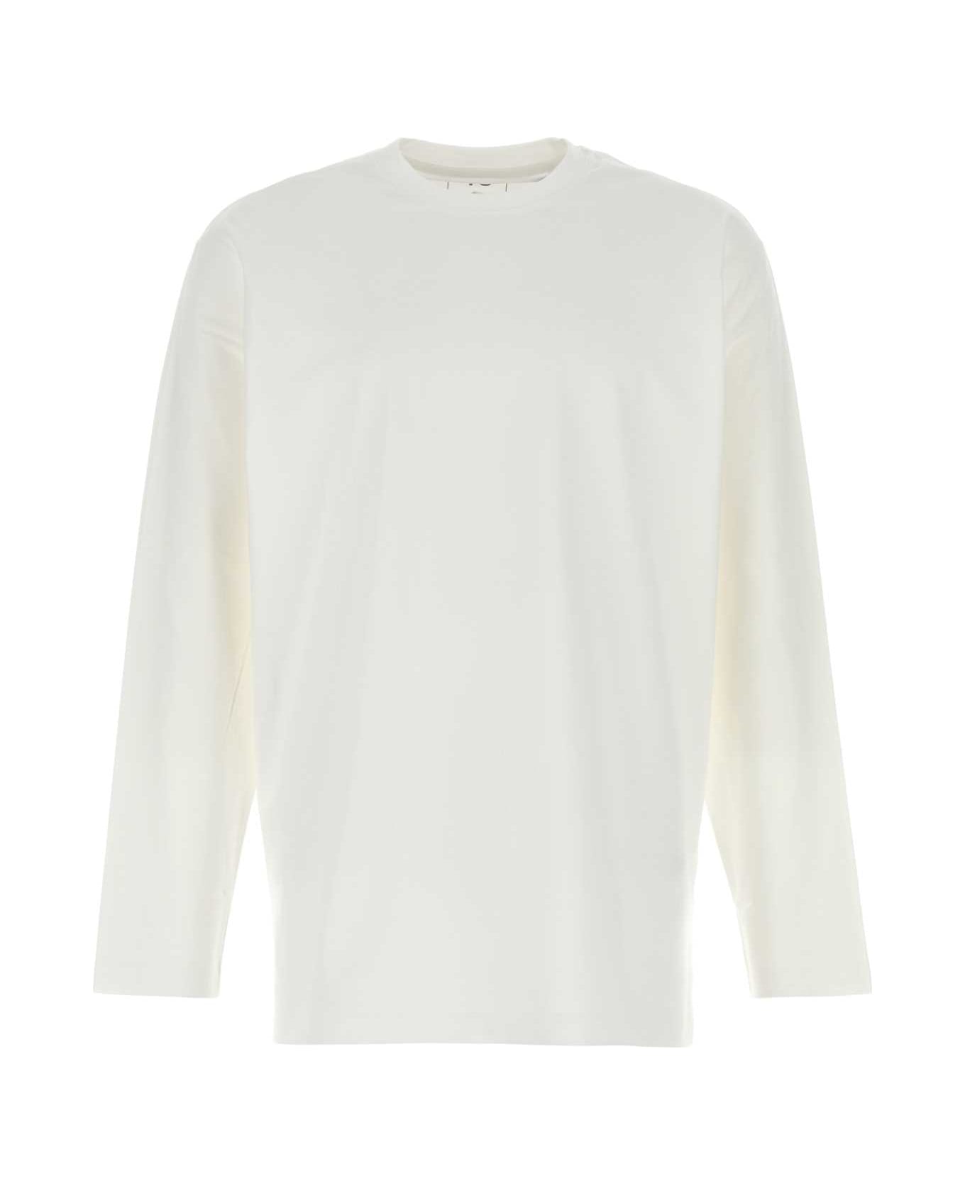 Y-3 White Cotton Oversize T-shirt - COREWHITE