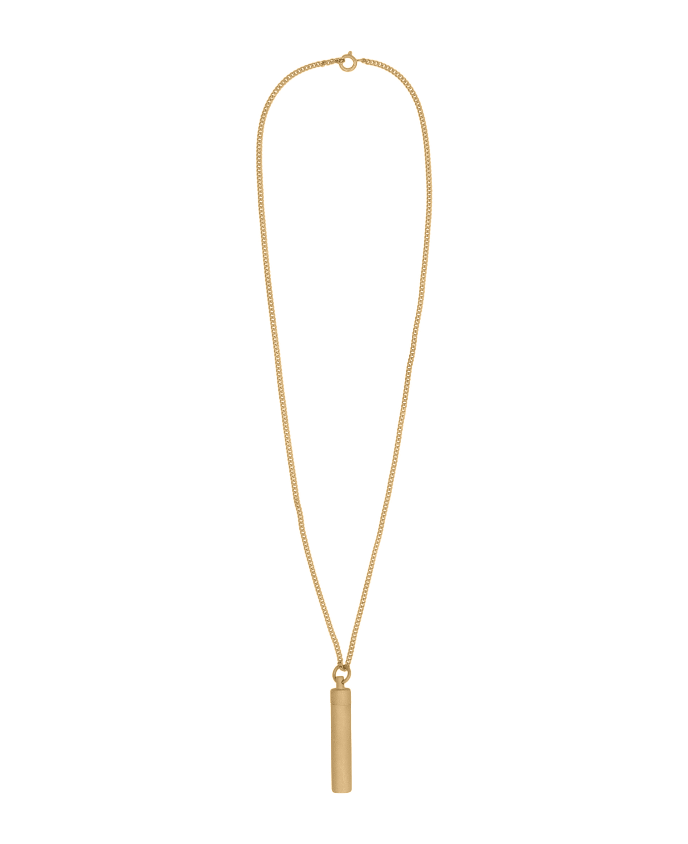 VETEMENTS Powder Necklace With Pendant - Gold