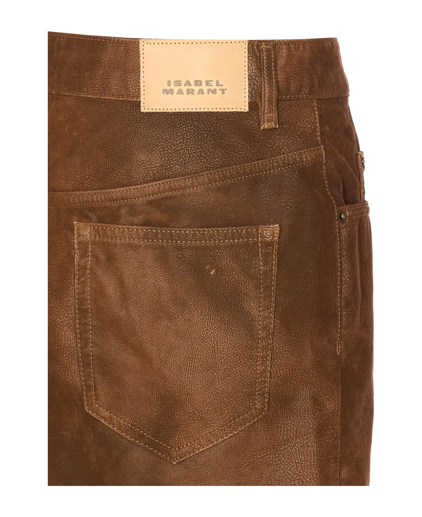 Marant Étoile Kimmy Mini Skirt - Brown