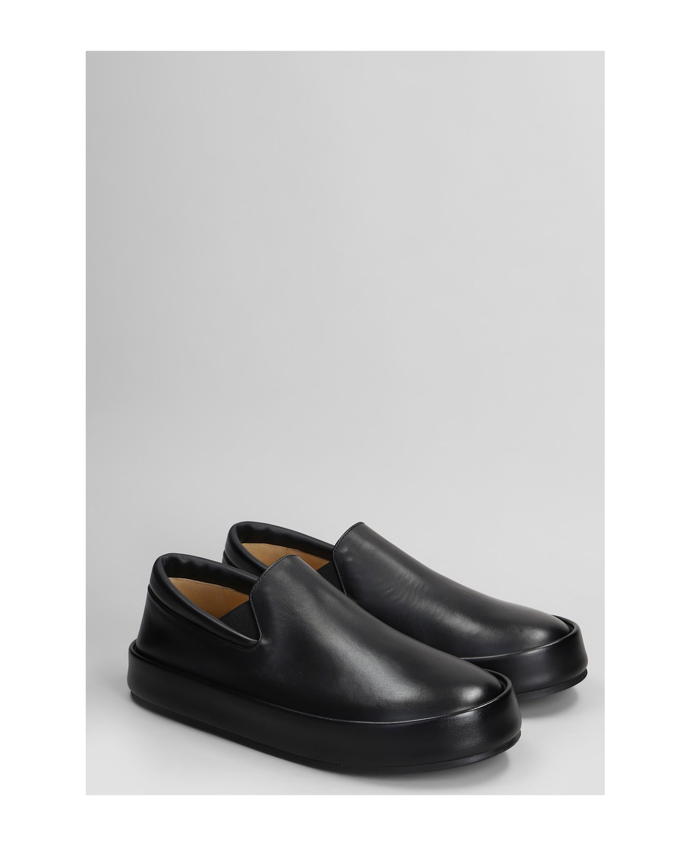 Marsell Cassapelle Sneakers In Black Leather - black