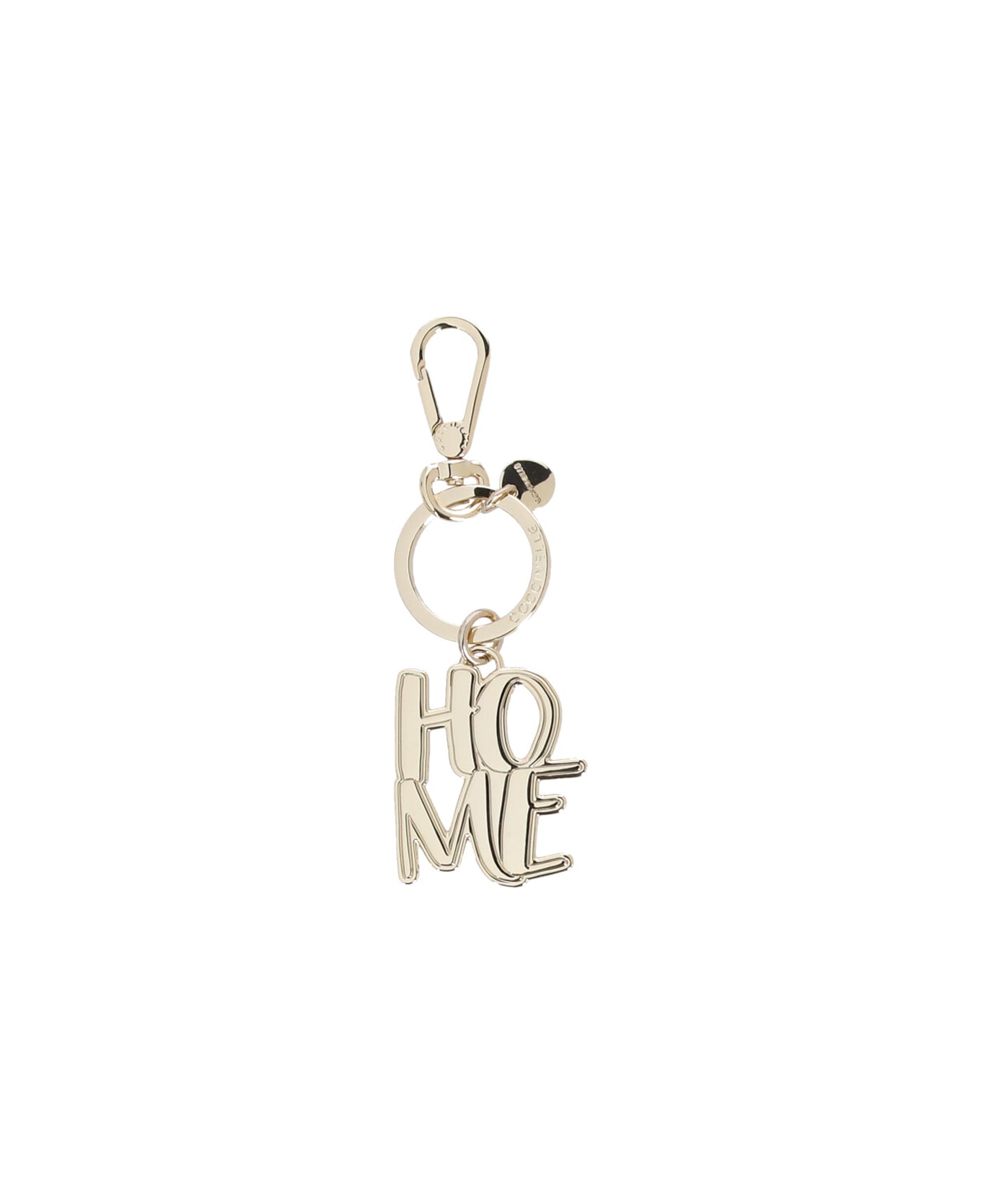 Coccinelle Home Keychain - Golden