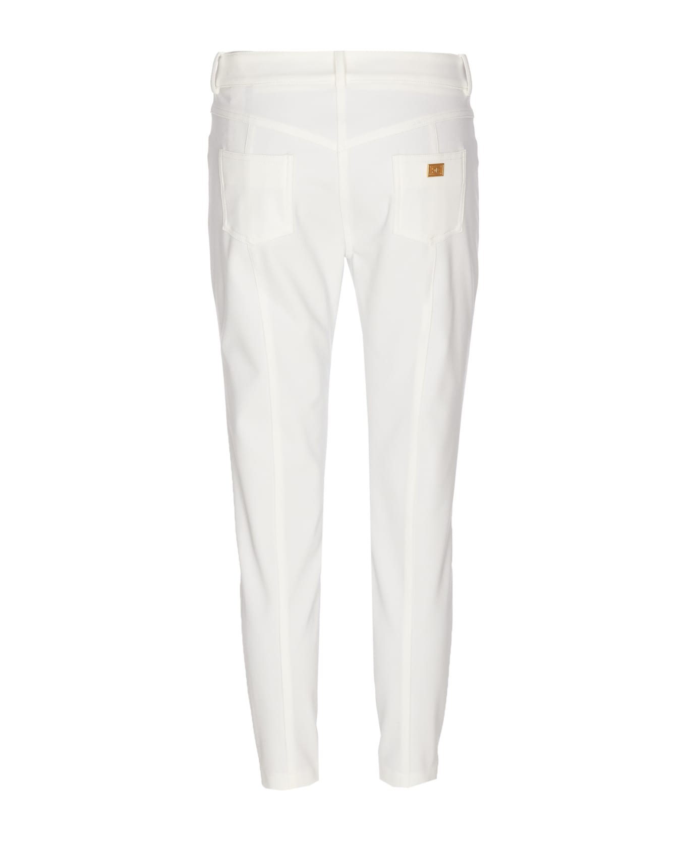 Elisabetta Franchi Pants - Yellow Cream