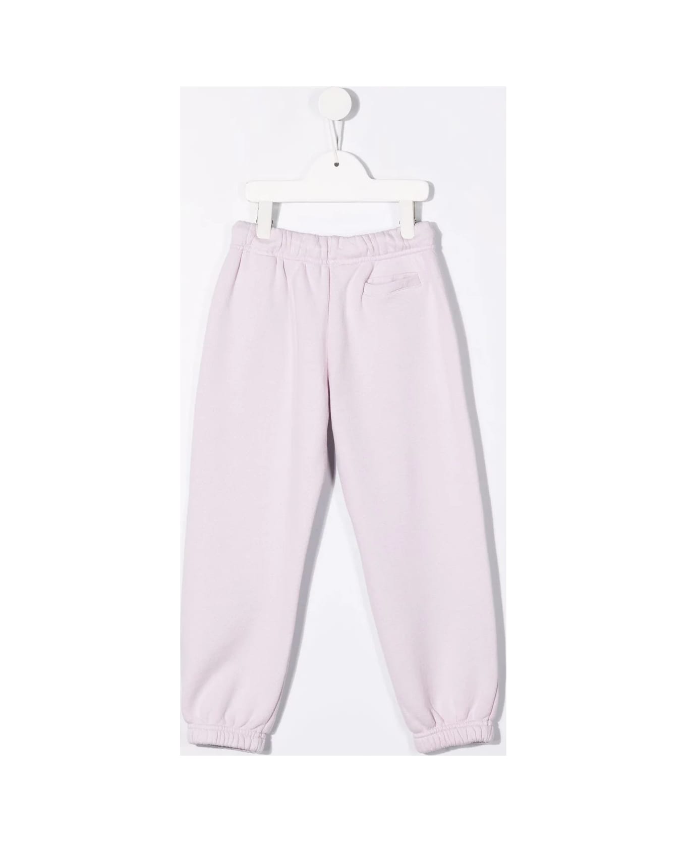 Palm Angels Kids Lilac Joggers With Vertical Logo Print - PURPLE