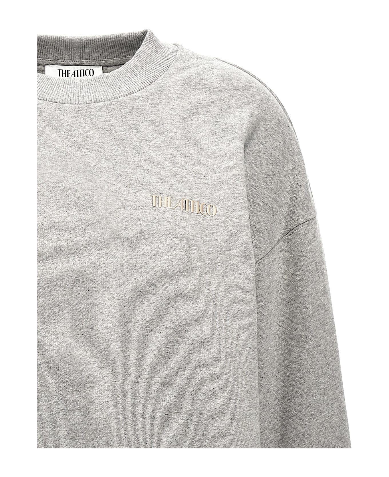 The Attico Logo Sweatshirt - Gray