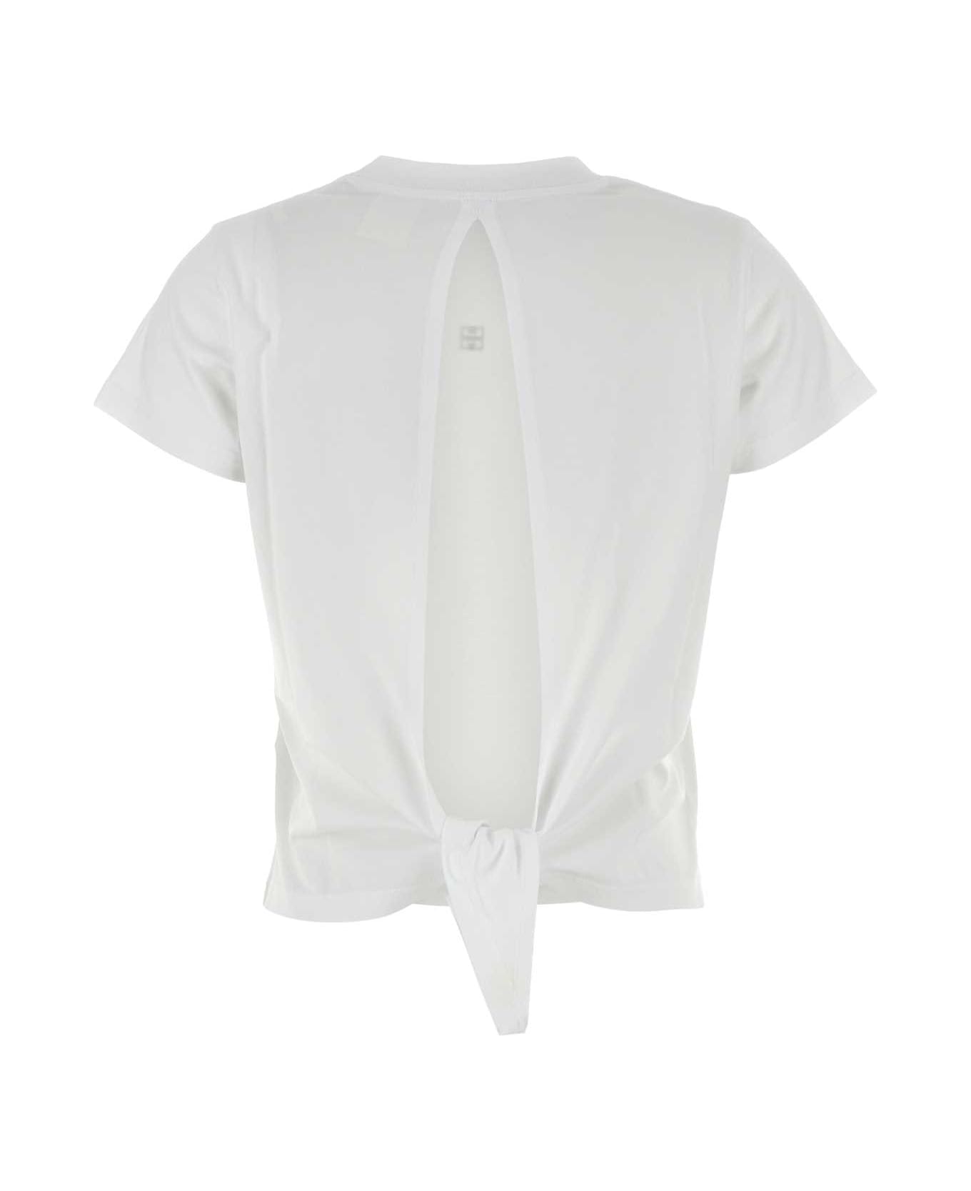 Givenchy White Cotton T-shirt - White