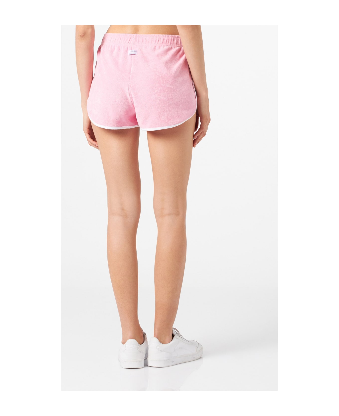 MC2 Saint Barth Woman Pink Terry Shorts With Piping | Melissa Satta Special Edition - PINK ショートパンツ