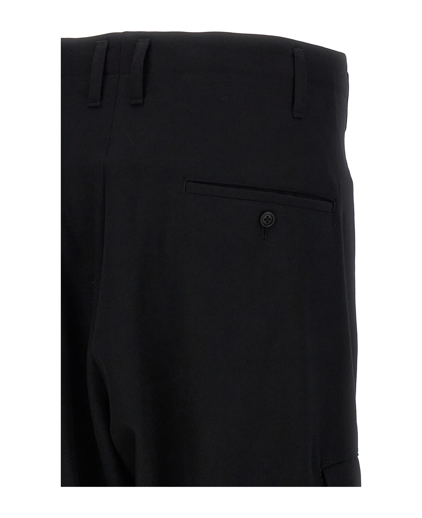 Yohji Yamamoto 
tab Wide P
 Pants - Black  
