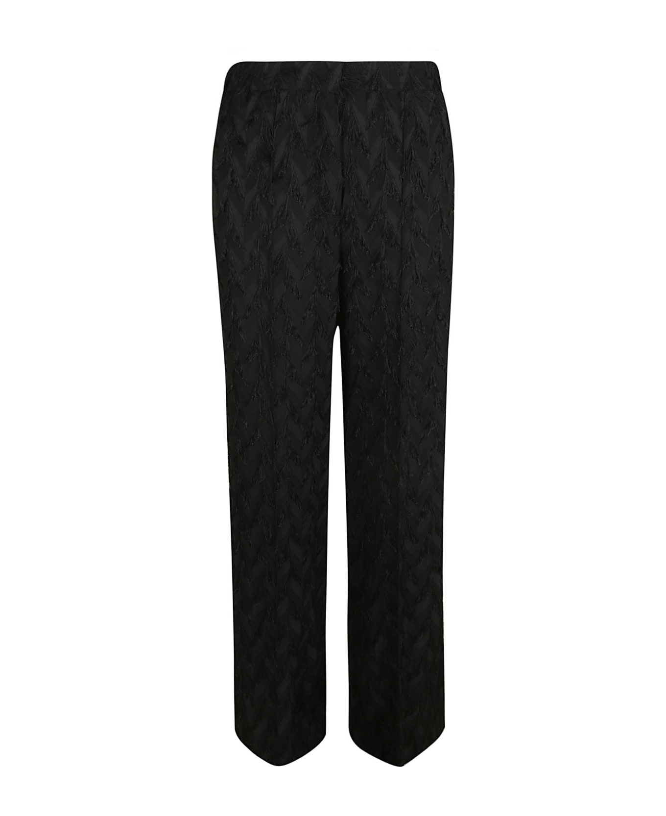 MSGM Concealed Straight Trousers - Black ボトムス