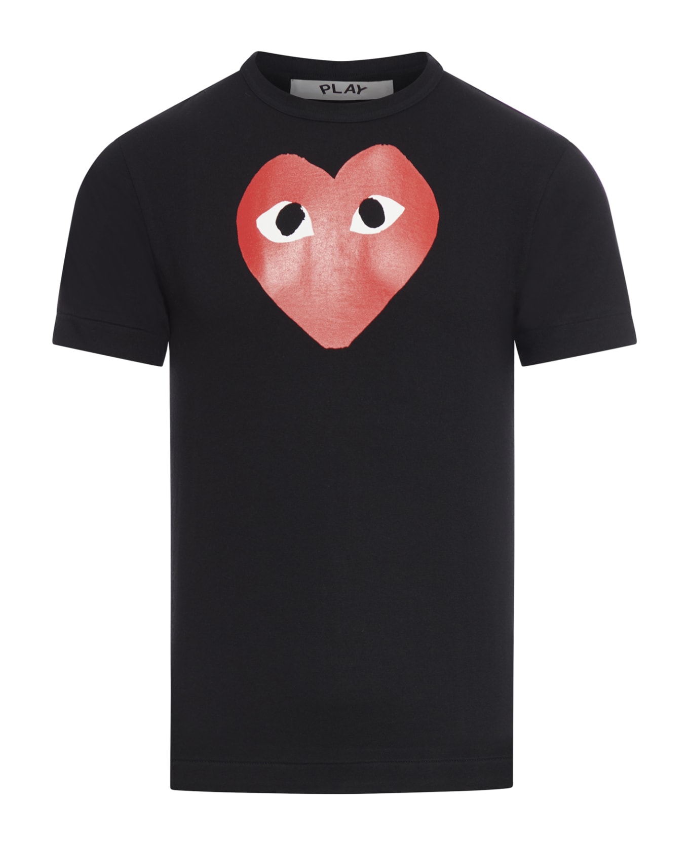 Comme des Garçons Play Play T-shirt Red Heart - Black